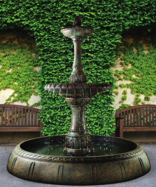 Grande Riviera Fountain with Perpetual Pool Giant Statuary Water